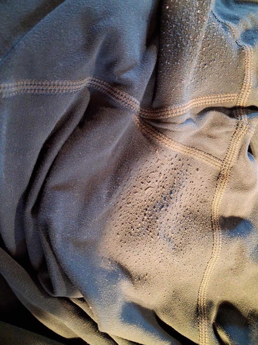 Athleta Dark Teal Athletic Leggings with Side Lace Detail - Picture 5 of 5